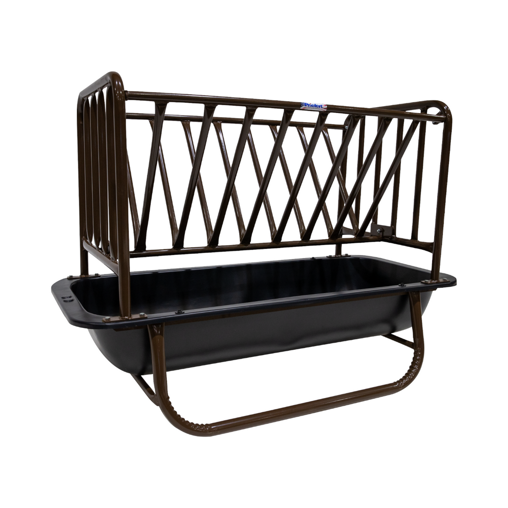 Priefert Goat Feeder with Hay Rack, Brown – Russell Feed & Supply