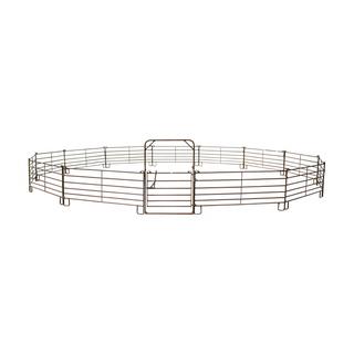 Priefert Utility Round Pen, 60ft Brown