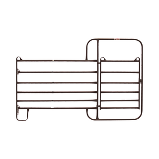 Priefert Walk-Thru Utility Panel, 10ft-Brown