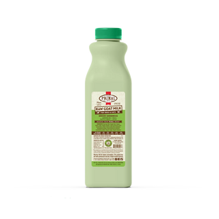 Primal Frozen Raw Goat Milk for Cats & Dogs, 32oz (Green Goodness)