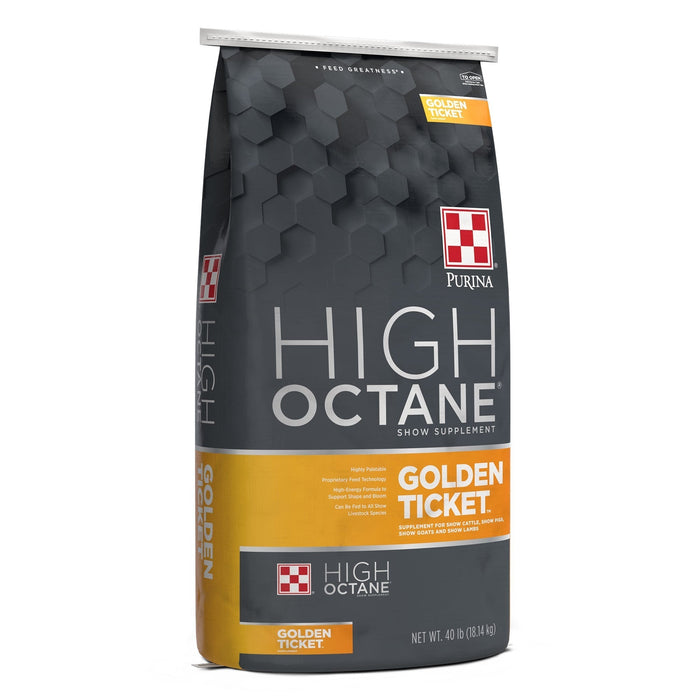 Purina High Octane Golden Ticket 40lb Bag