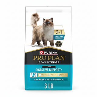 Purina Pro Plan AdvantEDGE Adult Digestive Support Plus Salmon and Rice Formula Dry Cat Food