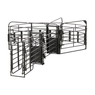 Priefert Rough Stock Open Sweep 135 Degree with 20' Adj. Alley, Preg Panels, Block & Load Gates - RSOS-13