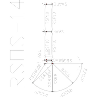 Priefert Rough Stock Open Sweep 135 Degree with 20' Adj. Alley, Block & Load Gates - RSOS-14