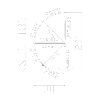 Priefert Rough Stock Open Sweep 180 Degree - RSOS-180