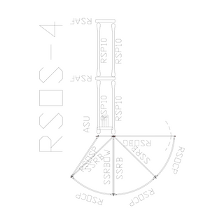 Priefert Rough Stock Open Sweep 135 Degree with 20' Alley & Alley Stop - RSOS-4