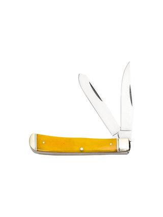 Trapper Cold Steel Folding Knife Yellow Bone, 4.125in