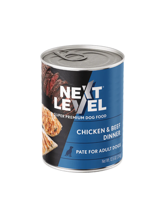 Next Level Super Premium Chicken & Beef Can Dog Food, 12.5oz