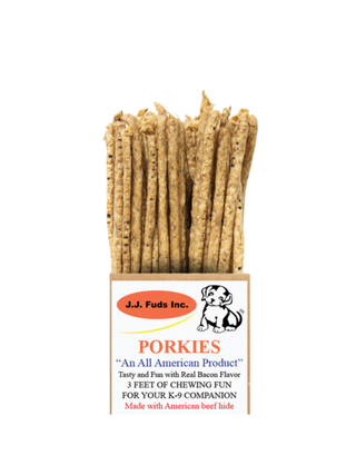 J.J Fuds Porkies Jerky Joy Stick Dog Treat, 36in