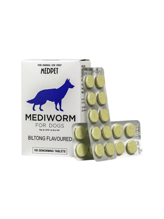 Mediworm Dewormer for Dogs, Single Tablet