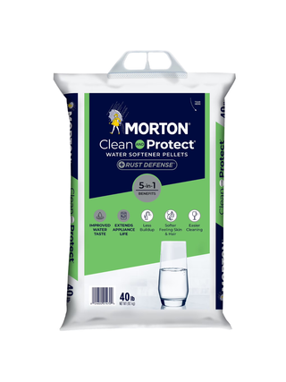 Morton Rust Remover Water Softener Salt Pellets 40 lb