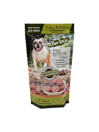 OC Raw Dog Turkey & Produce 4lb