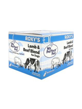 My Perfect Pet Roxy's Lamb and Beef Blend Frozen Dog Food, 4-lb