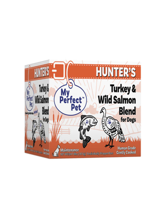 My Perfect Pet Hunter's Turkey & Salmon Frozen Dog Food, 4-lb