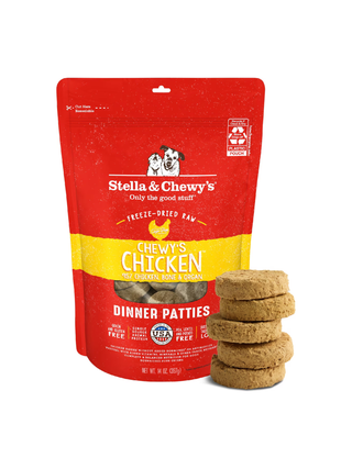 Stella & Chewy's Freeze Dried Raw Dinner Patties Chewy's Chicken, 14 oz.