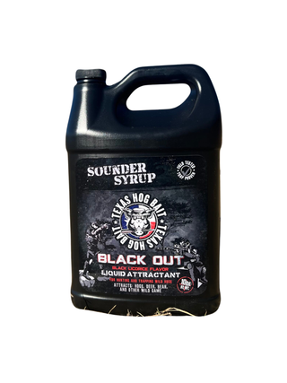Texas Hog Bait Black Out Gallon Bottle