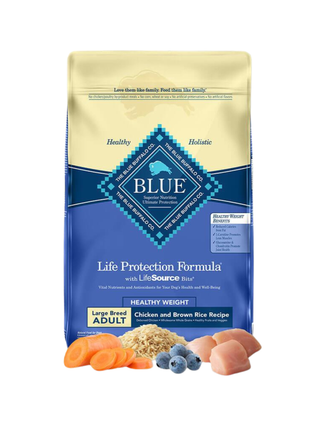 Blue Buffalo Dog Life Protection Adult Large Breed Weight Control Chicken & Rice 30lb