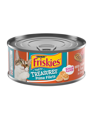 Friskies Cat Can Tasty Treasures Chicken & Tuna 5oz 24ct