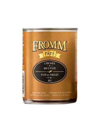 FROMM Can Dog Pate Grain Free Chicken 12oz 12ct