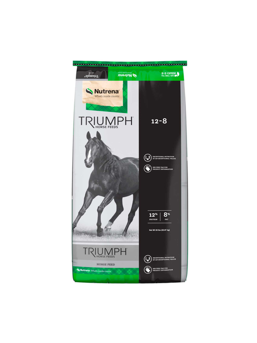 Nutrena Triumph 12-8 Horse Feed 50lb