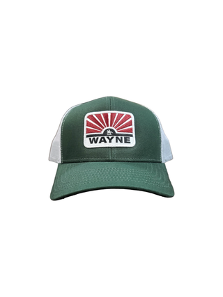 Wayne Dark Green Trucker Cap
