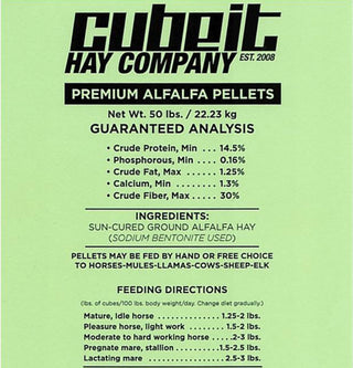 CUBEIT Alfalfa Pellet, 50LB