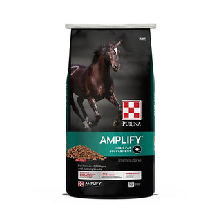 Purina Amplify High-Fat Horse Supplement, 50lb