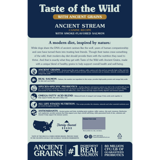Taste Of The Wild Ancient Stream Canine Recipe with Smoke-Flavored Salmon