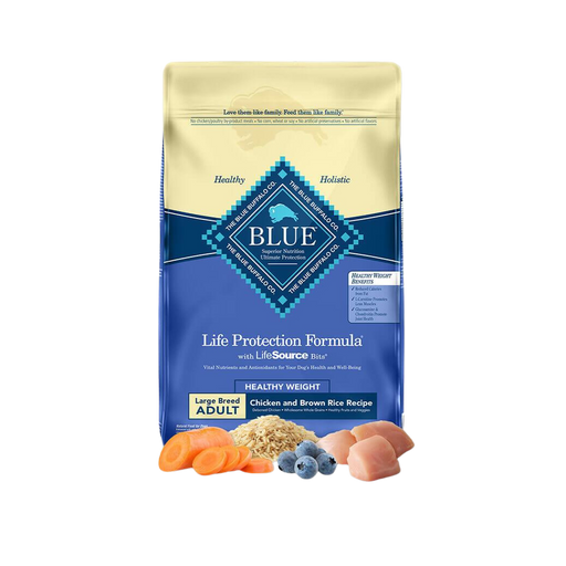 Blue Buffalo Dog Life Protection Adult Large Breed Weight Control Chicken & Rice 30lb