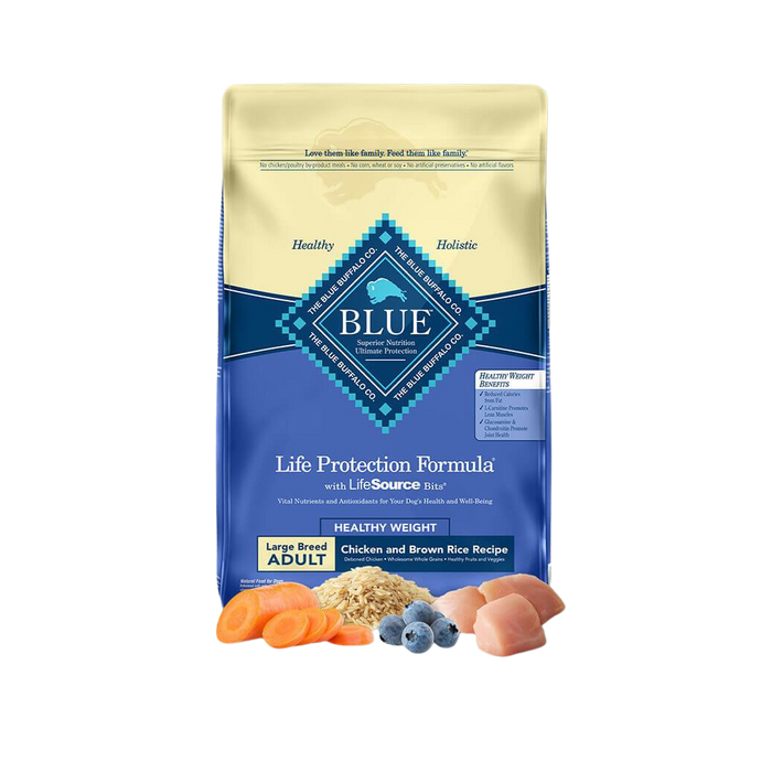 Blue Buffalo Dog Life Protection Adult Large Breed Weight Control Chicken & Rice 30lb