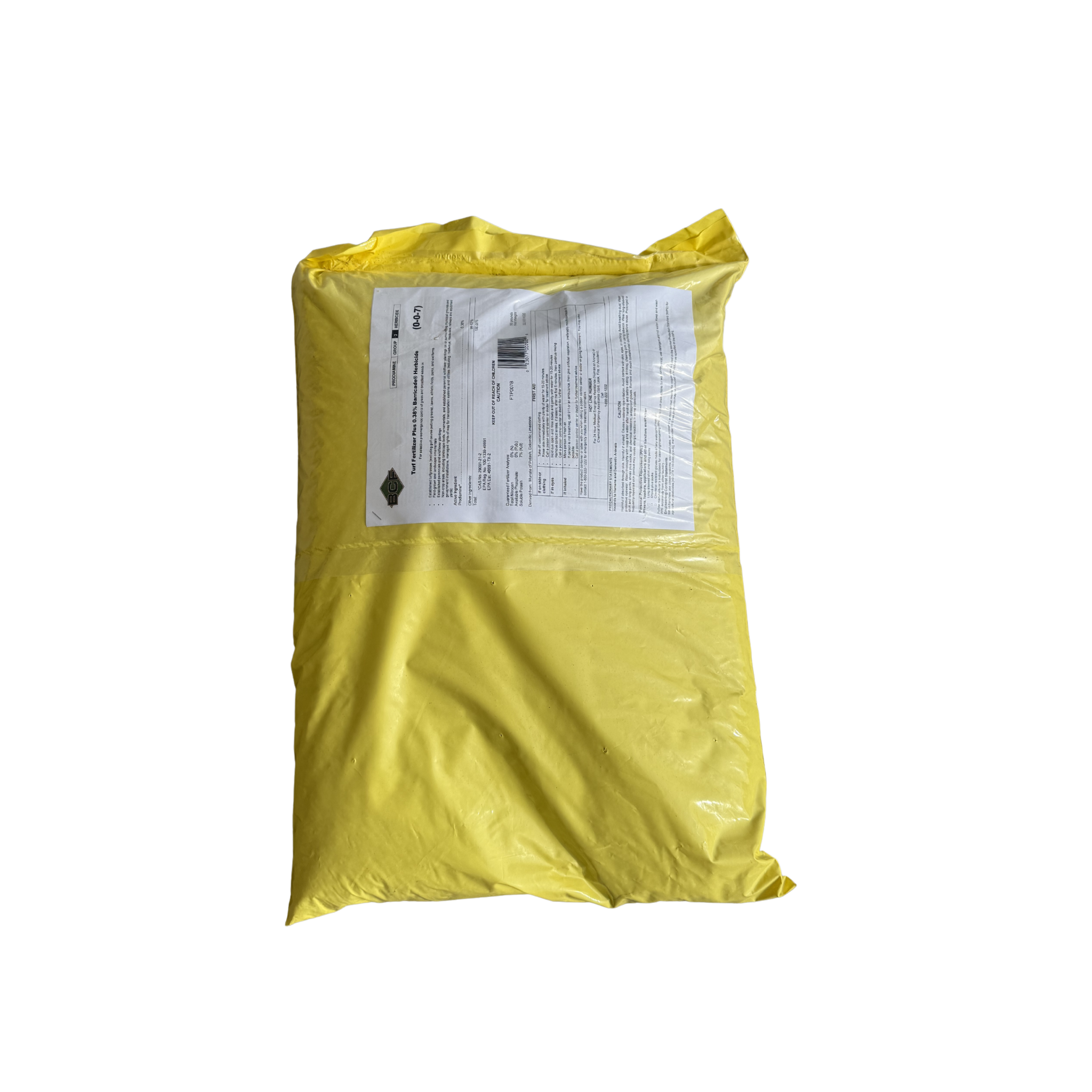 Turf Fertilizer Plus 0.38% Barricade Herbicide – Russell Feed & Supply