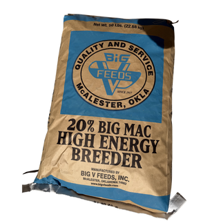 Big V Big Mac Breeder Cattle Cubes 20%, 50LB