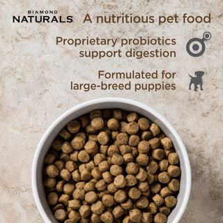 DIAMOND NATURALS LARGE BREED PUPPY LAMB & RICE FORMULA