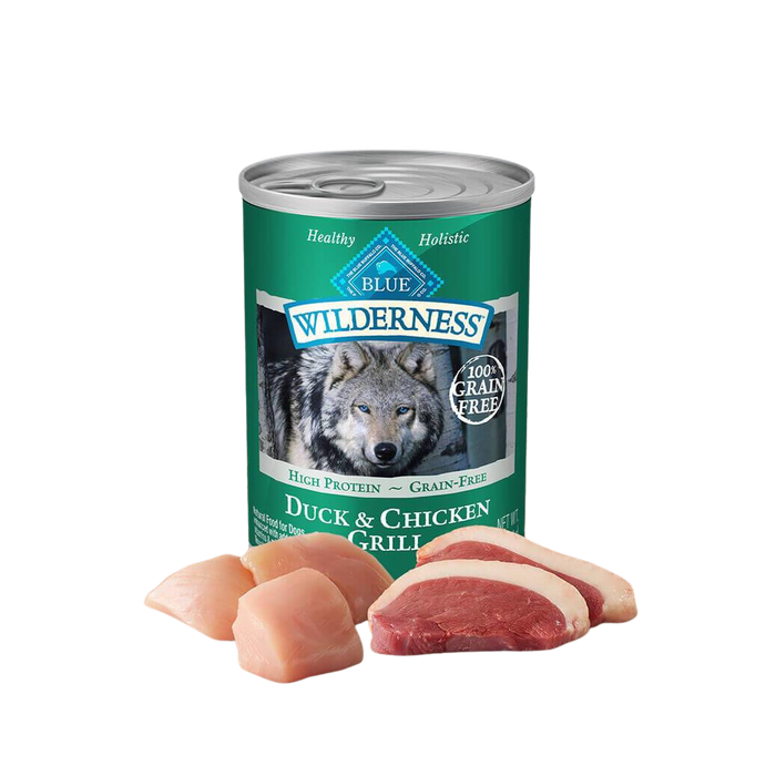 Blue Buffalo Can Wilderness Dog Duck & Chicken 12.5 12ct