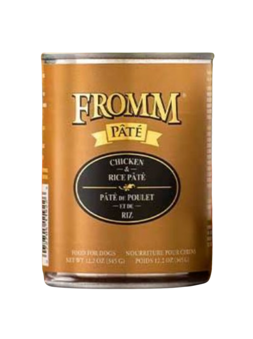 FROMM Can Dog Pate Grain Free Chicken 12oz 12ct