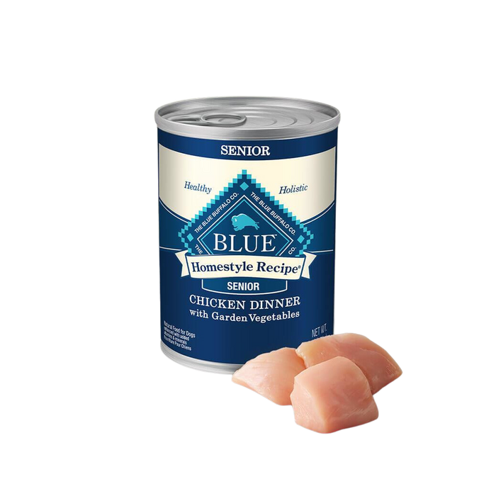 Blue Buffalo Can Homestyle Recipe Dog Senior Chicken & Vegetables 12.5oz 12ct