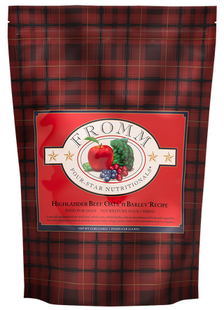 FROMM Dog Four Star Nutritionals: Highlander Beef, Oats, n' Barley