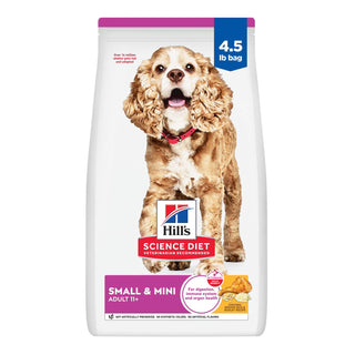 Hills Science Diet Dog Adult 11+ Small & Toy Breed  4.5lb