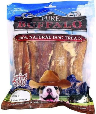 Loving Pets Pure Buffalo Paddy Wack Dog Treats, 6in 20 pack