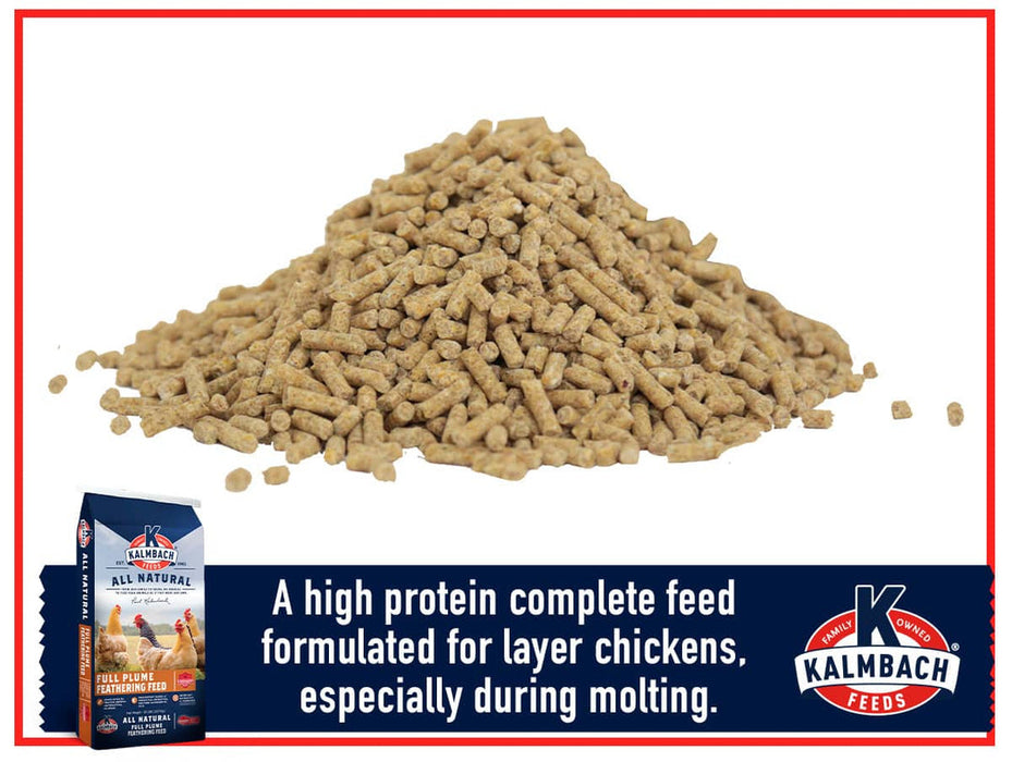 Kalmbach Full Plume Feathering Feed 20% Pellet 50lb