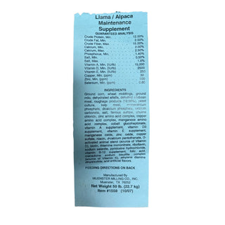 Muenster Perfect Balance Llama / Alpaca Maintenance, 40lb