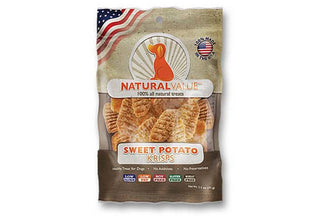 Loving Pets Natural Value Krisps Dog Treats Sweet Potato, 2.5oz