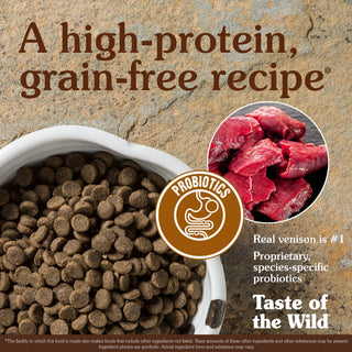 Taste of the Wild Grain Free Pine Forest Canine Recipe with Venison & Legumes