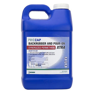 ProZap Backrubber & Pour-On Xtra Fly Insecticide, 2.5 gallons