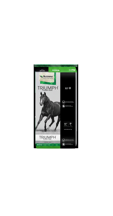 Nutrena Triumph 12-8 Horse Feed 50lb