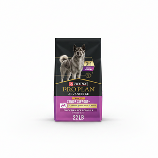 Purina Pro Plan AdvantEDGE Adult 7+ Senior Support Plus Shredded Blend Chicken and Rice Formula Dry Dog Food