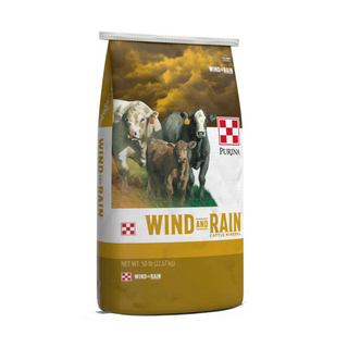 Purina Wind and Rain Storm All Season 7.5 Complete Altosid Fly Control Beef Cattle Mineral Feed, 50 lb. Bag