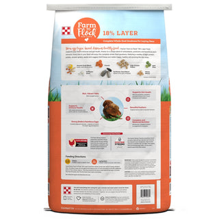 Purina Farm to Flock‚ 18% Layer Hen Food 50LB