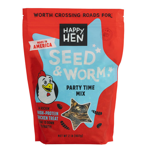 Happy Hen Treats Party Mix Seed And Mealworm 2lb