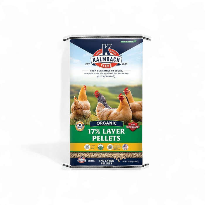 17% Organic Layer Pellet for Chickens (35lb)
